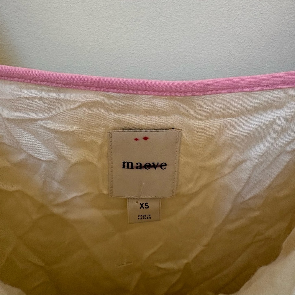NWOT Maeve Sleeveless Notched Square-Neck Midi Dress Size XS - Picture 6 of 16